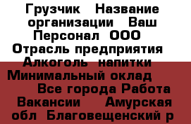 Грузчик › Название организации ­ Ваш Персонал, ООО › Отрасль предприятия ­ Алкоголь, напитки › Минимальный оклад ­ 17 000 - Все города Работа » Вакансии   . Амурская обл.,Благовещенский р-н